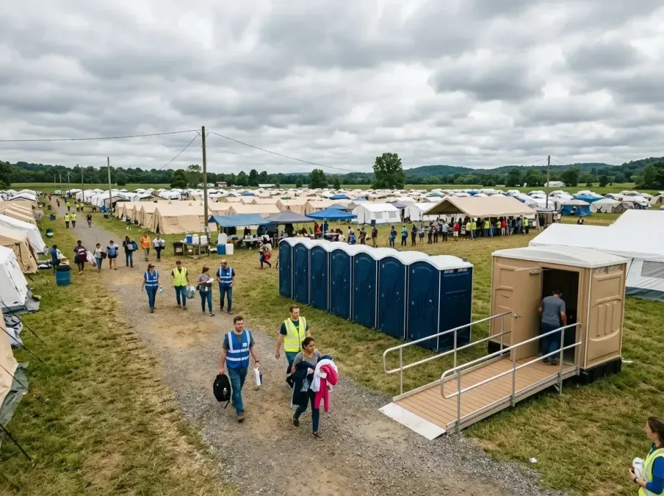 disaster-relief-camp-restrooms-010 — frequently asked questions, Dumpster & Portable Bathrooms Rental in Mountain Lodge Park…